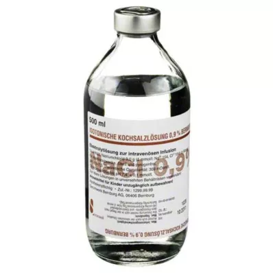 ISOTONISCHE Suolaliuos 0,9 % Bernburg Inf.-L.lasi, 500 ml ISOTONISCHE Suolaliuos 0,9 % Bernburg Inf.-L.lasi, 500 ml