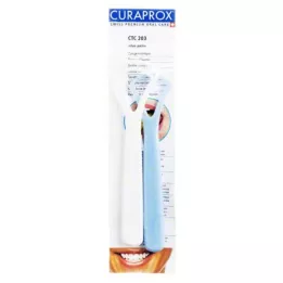 CURAPROX CTC 203 Kielen puhdistusaine läpipainopakkauksessa, 2 kpl