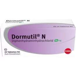 DORMUTIL N-tabletit, 20 kpl