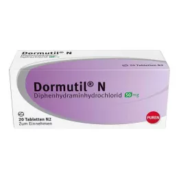 DORMUTIL N-tabletit, 20 kpl