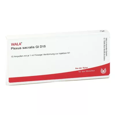 PLEXUS SACRALIS GL D 15 Ampullit, 10X1 ml