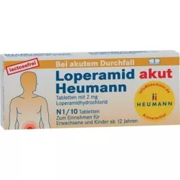 LOPERAMID akut Heumann-tabletit, 10 kpl