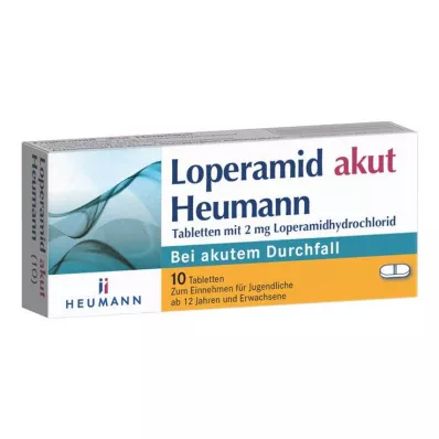 LOPERAMID akut Heumann-tabletit, 10 kpl
