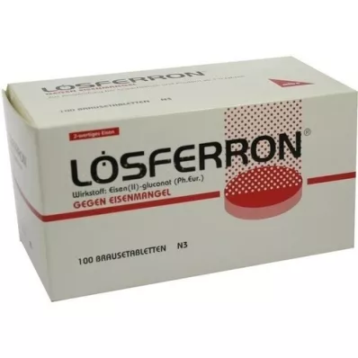 LÖSFERRON Poreilevat tabletit, 100 kpl