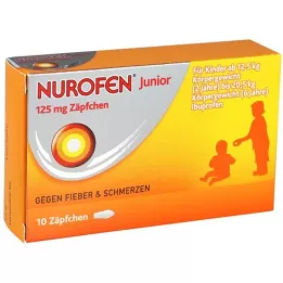 NUROFEN Junior 125 mg peräpuikot, 10 kpl