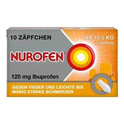 NUROFEN Junior 125 mg peräpuikot, 10 kpl
