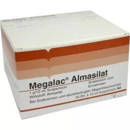 MEGALAC Almasilaattisuspensio, 50X10 ml