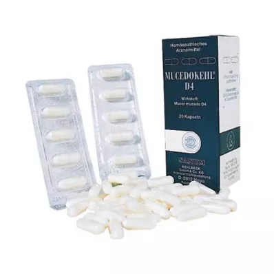 MUCEDOKEHL D 4 kapselia, 20 kapselia