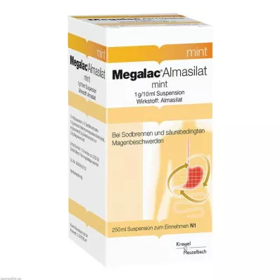 MEGALAC Almasilaattimenttisuspensio, 250 ml MEGALAC Almasilaattimenttisuspensio, 250 ml