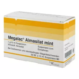 MEGALAC Almasilaatti-minttususpensio, 20X10 ml
