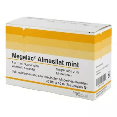 Megalac Almasilat minttususpensio, 20x10 ml