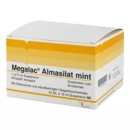 MEGALAC Almasilaatti-minttususpensio, 50X10 ml