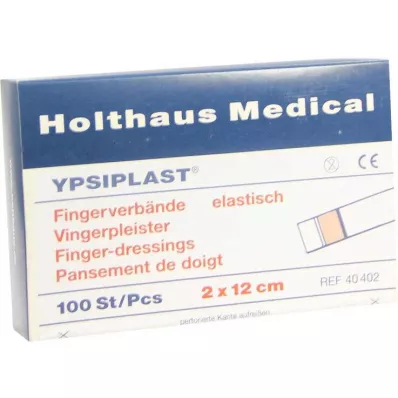 FINGERVERBAND Ypsiplast 2x12 cm elastinen iho, 100 kpl