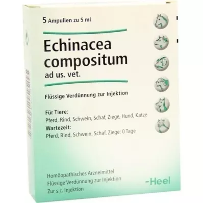 ECHINACEA COMPOSITUM ad us.vet.ampullit, 5 kpl