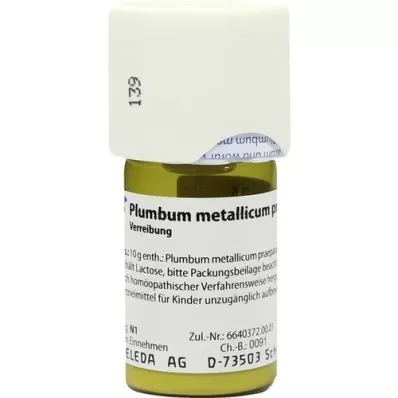PLUMBUM METALLICUM praep. D 6 trituraatio, 20 g