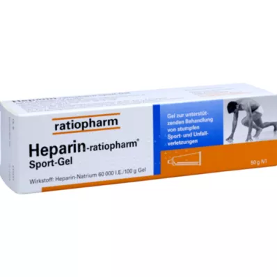 HEPARIN-RATIOPHARM Urheilugeeli, 50 g