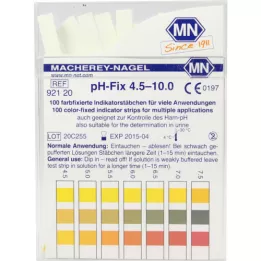 PH-FIX Indikaattoriliuskat pH 4,5-10, 100 kpl