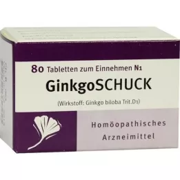 GINKGOSCHUCK Tabletit, 80 kpl