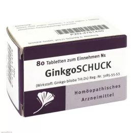 GINKGOSCHUCK Tabletit, 80 kpl
