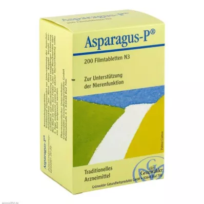 ASPARAGUS P Kalvopäällysteiset tabletit, 200 kpl