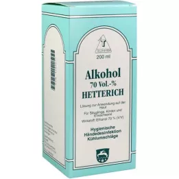 ALKOHOL 70 % V/V Hetterich, 200 ml