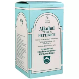ALKOHOL 70 % V/V Hetterich, 500 ml