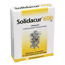 SOLIDACUR 600 mg kalvopäällysteiset tabletit, 20 kpl