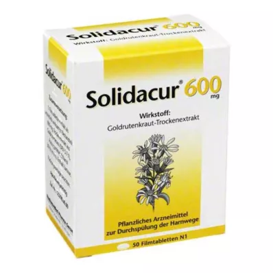 SOLIDACUR 600 mg kalvopäällysteiset tabletit, 50 kpl