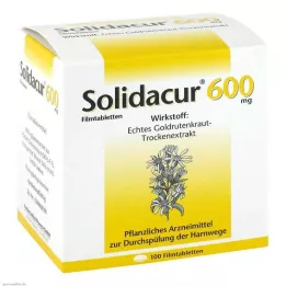 SOLIDACUR 600 mg kalvopäällysteiset tabletit, 100 kpl
