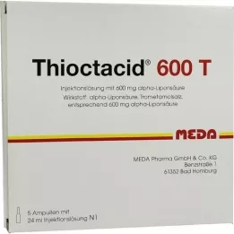 THIOCTACID 600 T injektioneste, liuos, 5X24 ml