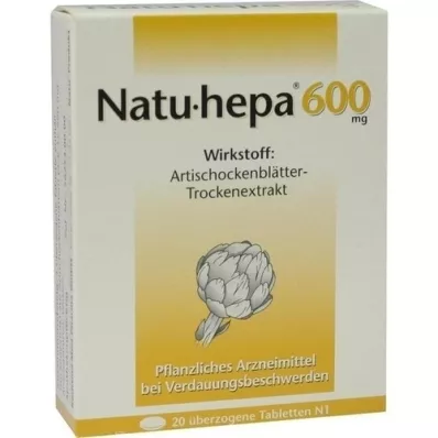 NATU HEPA 600 mg päällystetyt tabletit, 20 kpl