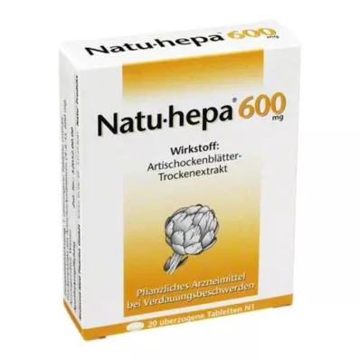 NATU HEPA 600 mg päällystetyt tabletit, 20 kpl