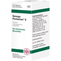 SENEGA PENTARKAN S-tabletit, 200 kpl