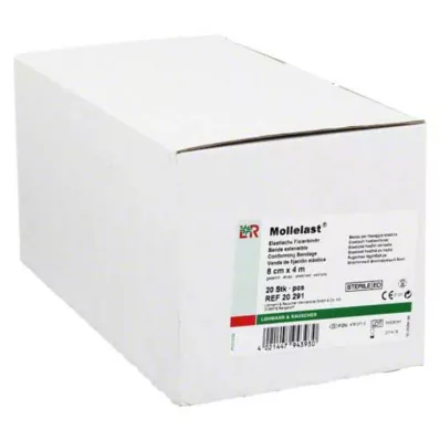 MOLLELAST Siteet 8 cmx4 m steriili yksittäispakattu, 20 kpl