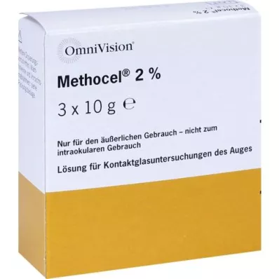 METHOCEL 2-prosenttiset silmätipat, 3X10 g