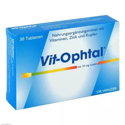 VIT OPHTAL 10 mg luteiinitableteilla, 30 kpl