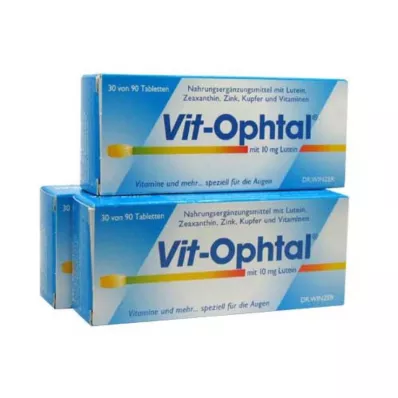 VIT OPHTAL 10 mg luteiinitableteilla, 90 kpl VIT OPHTAL 10 mg luteiinitableteilla, 90 kpl