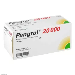 PANGROL 20 000 enteropäällysteistä tablettia, 100 kpl