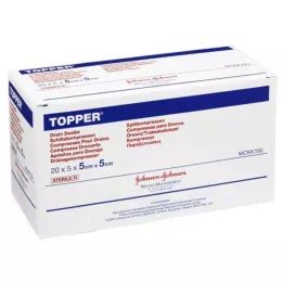 TOPPER Slit Compr.5x5 cm steriili, 20X5 kpl
