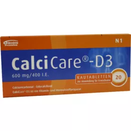 CALCICARE D3-purutabletit, 20 kpl