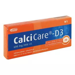 CALCICARE D3-purutabletit, 20 kpl