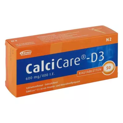 CALCICARE D3-purutabletit, 50 kpl