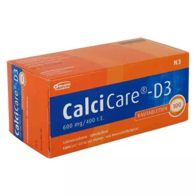 CALCICARE D3-purutabletit, 100 kpl
