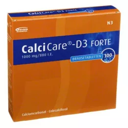 CALCICARE D3 forte -hapettavat tabletit, 100 kpl