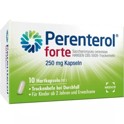 PERENTEROL forte 250 mg kapselit, 10 kpl