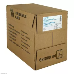 AMPUWA huuhtelua varten Plastipur, 6X1000 ml