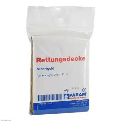 RETTUNGSDECKE kulta/hopea, 1 kpl