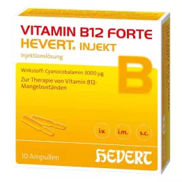 VITAMIN B12 HEVERT forte Inject-ampullit, 10X2 ml