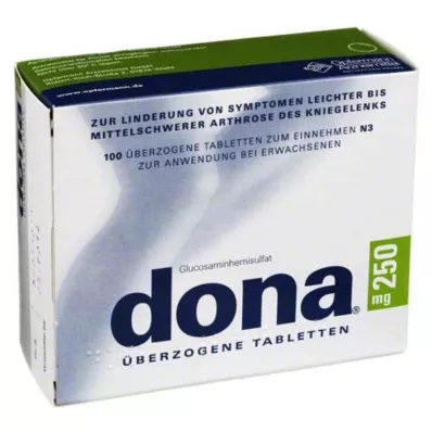 DONA 250 mg päällystetyt tabletit, 100 kpl