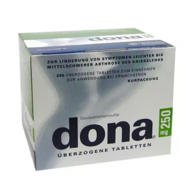 DONA 250 mg päällystetyt tabletit, 240 kpl DONA 250 mg päällystetyt tabletit, 240 kpl